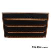Shot Glass / Shooter Display Shelf – 60 place - Red Oak Finish