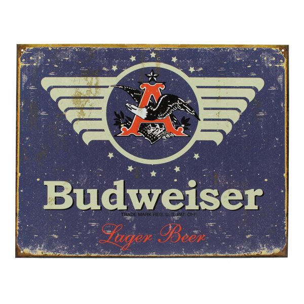 Vintage Metal Sign - Budweiser Circa 1936