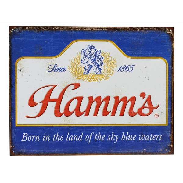 Vintage Metal Sign - Hamm's Since 1865