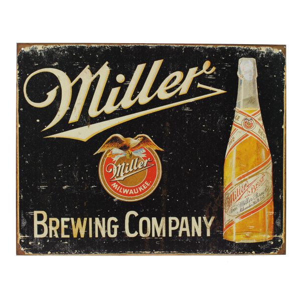 Vintage Metal Sign - Miller Brewing Company