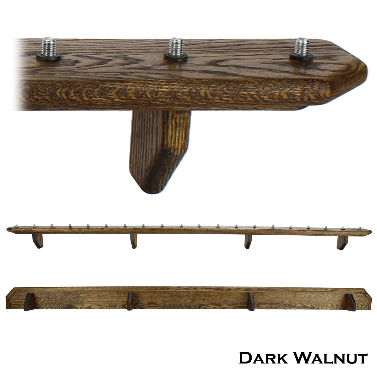 Details about   SOLID WALNUT BEER TAP HANDLE DISPLAY HOLDS 5 WALL MOUNTED 