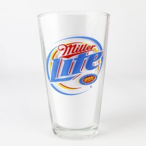 Miller Lite pint glass 2001 to 2009 logo