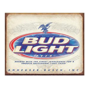 Vintage Metal Sign - Bud Light