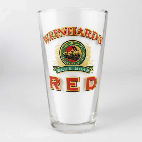 Beer Pint Glass - Weinhard's Boar’s Head Red