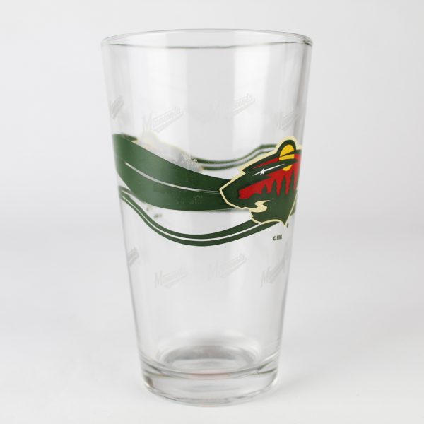 Beer Pint Glass - Minnesota Wild - Official NHL