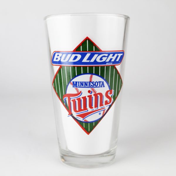Beer Pint Glass - Minnesota Twins - Bud Light