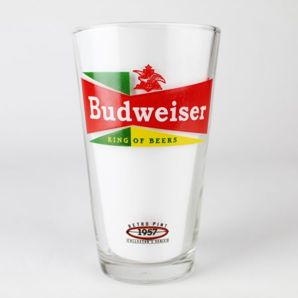 Beer Pint Glass - Budweiser Retro Pint 1957