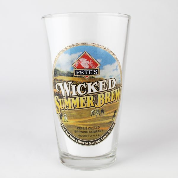 Beer Pint Glass - Pete's Wicked Summer Brew