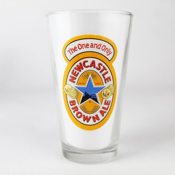 Beer Pint Glass - New Castle Brown Ale