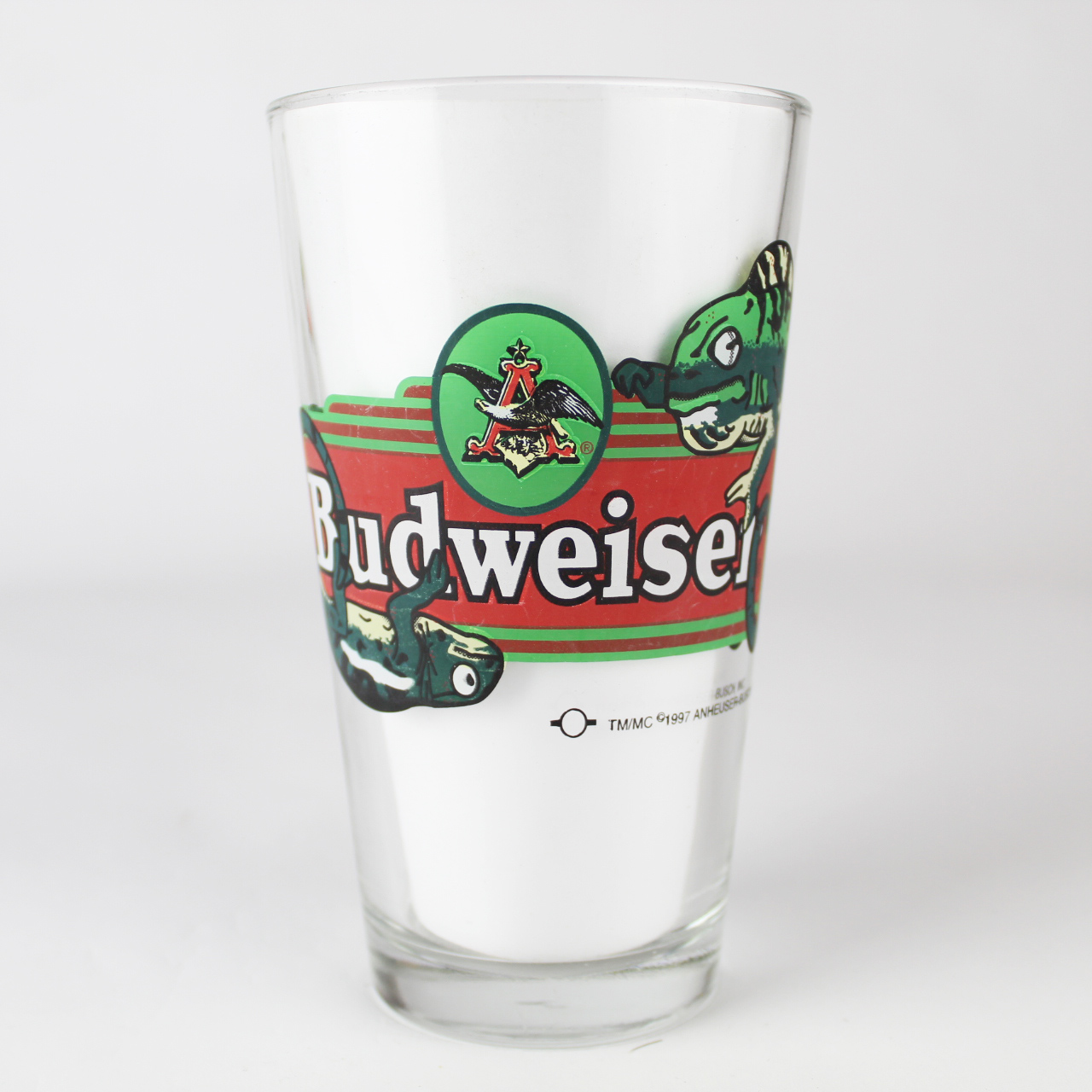 Details about   Budweiser "Texas Most Wanted" Lizard Chameleon Beer Pint Glass Excellent! 