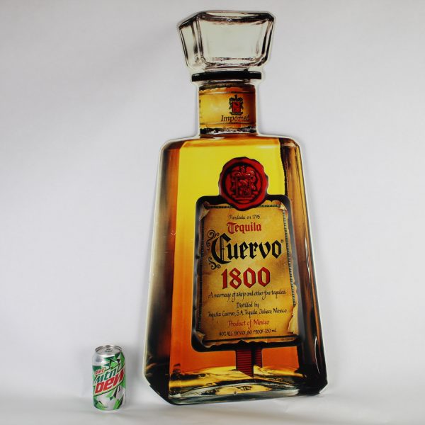 Retro Tin Sign - Large - Cuervo 1800 Tequila