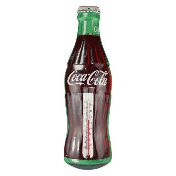 Vintage Metal Sign - Coca-Cola Bottle Thermometer