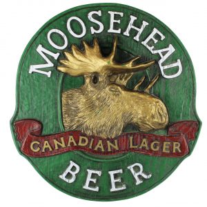 Vintage Bar Sign - Moosehead Canadian Lager Beer