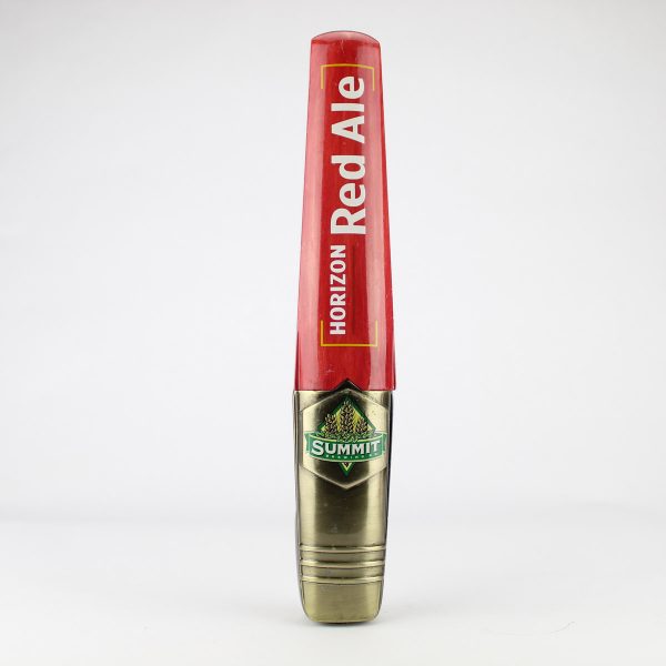 Beer Tap Handle - Summit Brewing Co. - Horizon Red Ale - 12" Tall