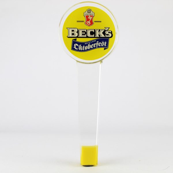 Beer Tap Handle - Beck's Octoberfest - 9" Tall