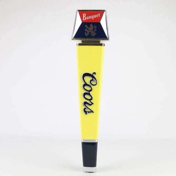 Beer Tap Handle - Coors Banquet 3 Sided - 12" Tall