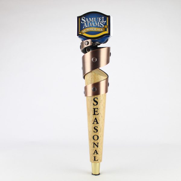 Beer Tap Handle - Samuel Adams Copper Ribbon Seasonal Brew - 14" Tall