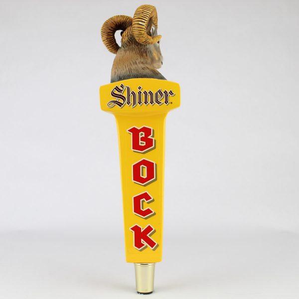 Beer Tap Handle - Shiner Bock Rams Head - 12" Tall