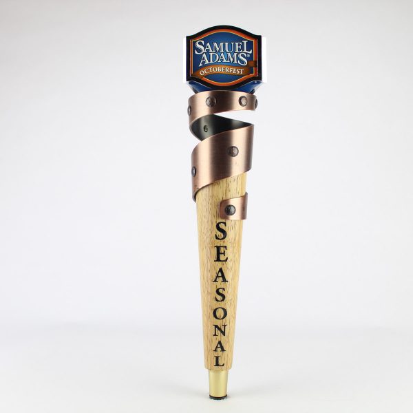 Beer Tap Handle - Samuel Adams Copper Ribbon Seasonal Brew - 14" Tall