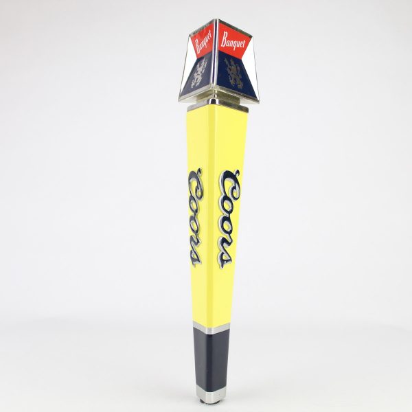 Beer Tap Handle - Coors Banquet 3 Sided - 12" Tall