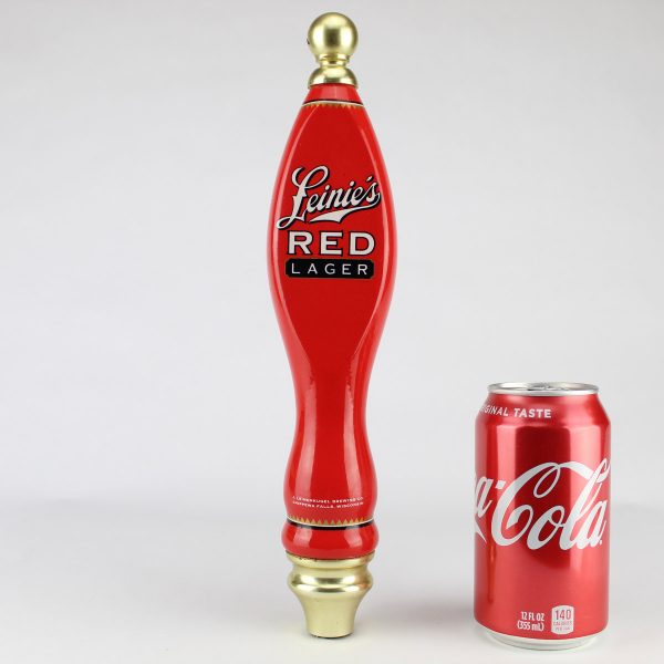 Beer Tap Handle - Vintage Leinie's Red Lager 12" Tall