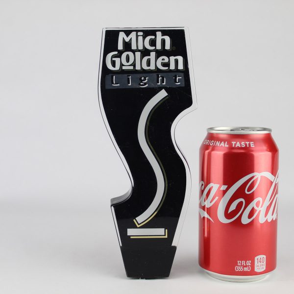 Beer Tap Handle - Mich Golden Light - Michelob - Acrylic - 1990's - 9" Tall