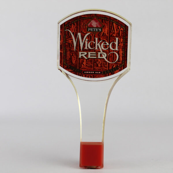Beer Tap Handle - Pete's Wicked Red