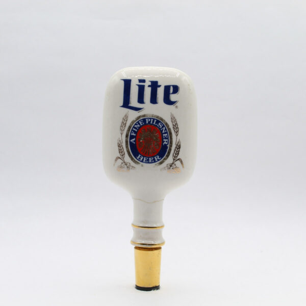 Beer Tap Handle - Vintage Miller Lite - Ceramic