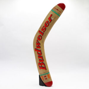 Beer Tap Handle - Budweiser Outback Boomerang 1990's