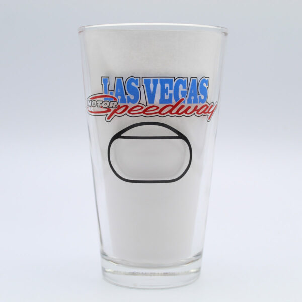 Beer Pint Glass - Bud NASCAR - Las Vegas Motor Speedway