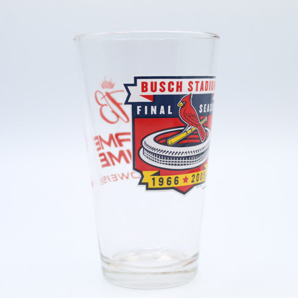 Beer Pint Glass - Busch Stadium Final Season 2005 - Budweiser