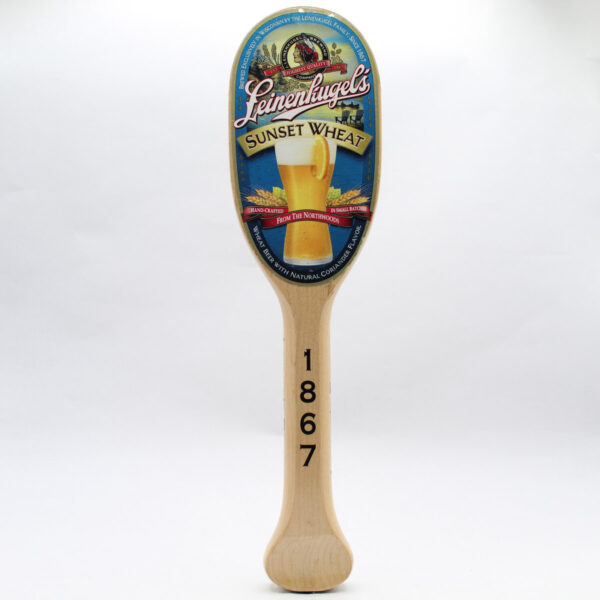 Beer Tap Handle -Leinenkugel's Sunset Wheat Canoe Paddle