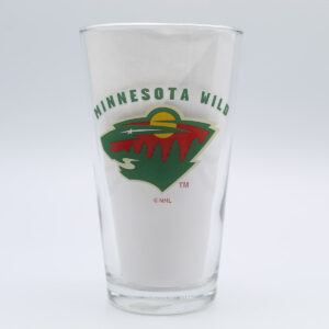Beer Pint Glass - Minnesota Wild Logo