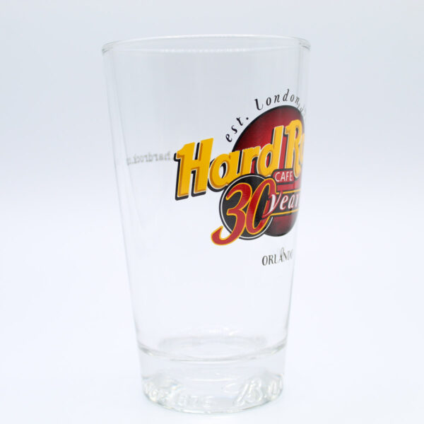 Beer Pint Glass - Hard Rock 30th Anniversary - Orlando