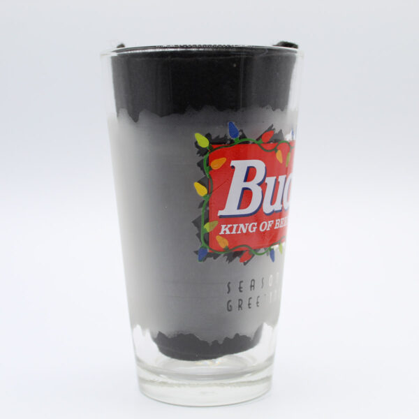 Beer Pint Glass - Bud Seasons Greetings