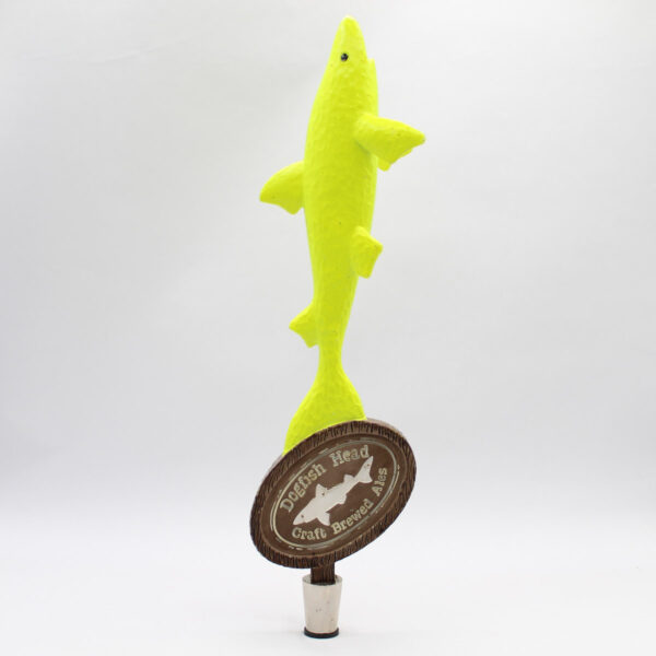 Beer Tap Handle - Dogfish Head Craft Brewed Ales - Yellow
