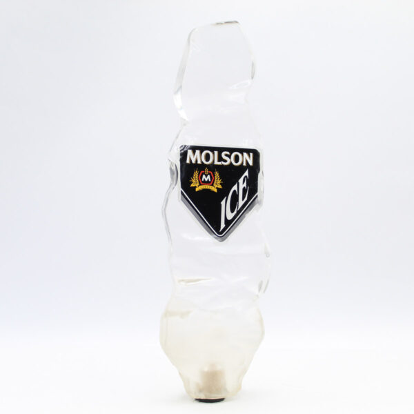 Beer Tap Handle - Molson Ice - Ice Shaped Acrylic