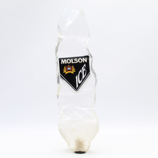 Beer Tap Handle - Molson Ice - Ice Shaped Acrylic
