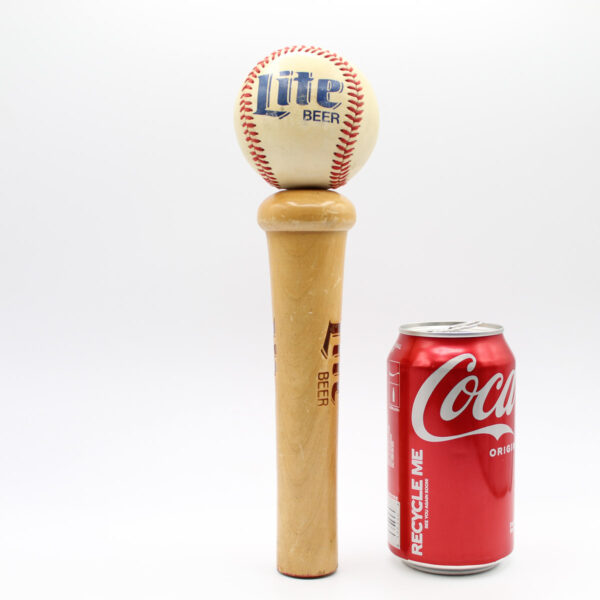 Beer Tap Handle - Miller Lite Baseball and Bat