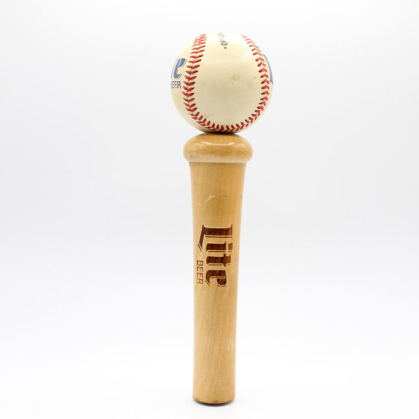 Beer Tap Handle - Miller Lite Baseball and Bat