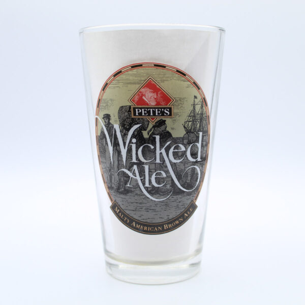 Beer Pint Glass - Pete's Wicked Ale