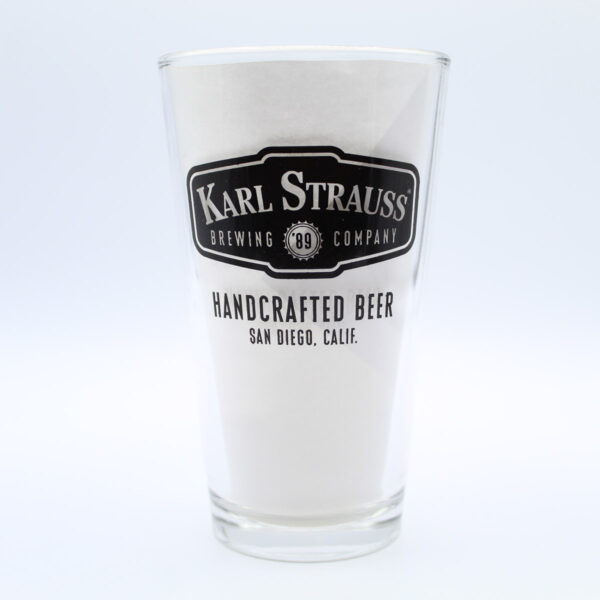 Beer Pint Glass - Karl Strauss '89 Brewing Company