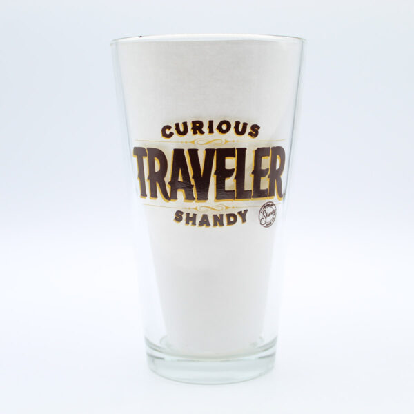 Beer Pint Glass - Curious Traveler Shandy
