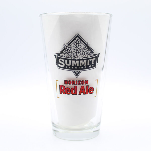 Beer Pint Glass - Summit Brewing Co - Horizon Red Ale