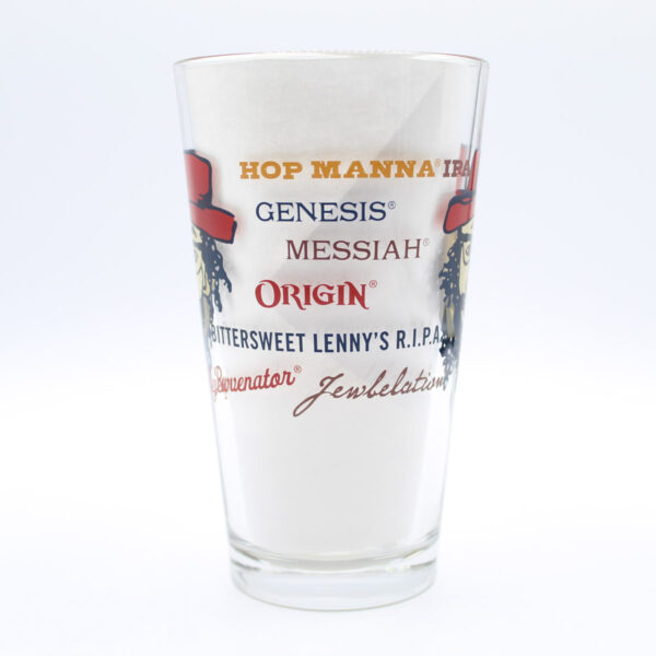 Beer Pint Glass - Shmaltz Brewing Company He'brew