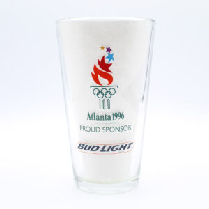 Beer Pint Glass - Atlanta Olympics 1996 - Bud Light