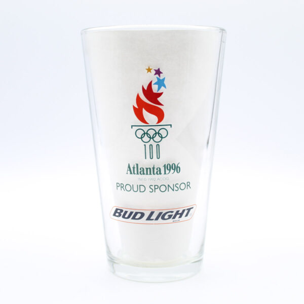 Beer Pint Glass - Atlanta Olympics 1996 - Bud Light