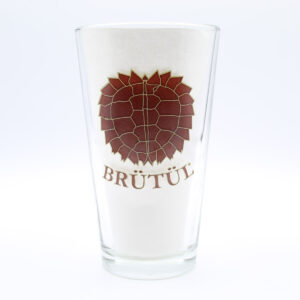 Beer Pint Glass - Brutul Turtle Barware