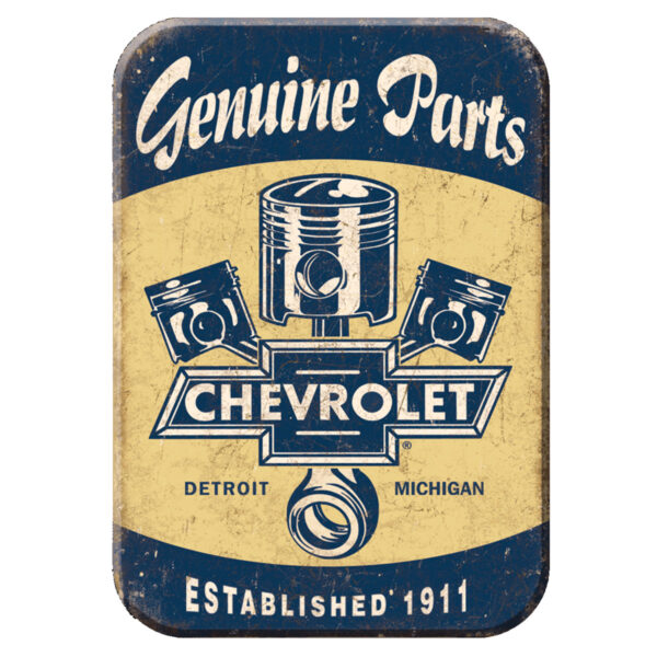 Beer Refrigerator Magnet - Genuine Parts Chevrolet