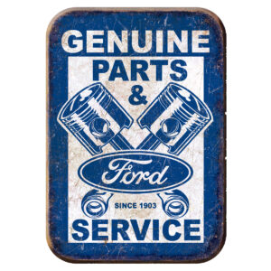 Beer Refrigerator Magnet - Genuine Parts & Service Ford